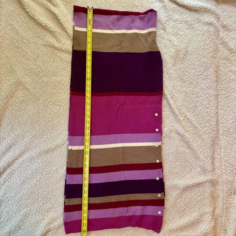 Lands' End Pink and Purple Convertible Scarf - Picture 5 of 5